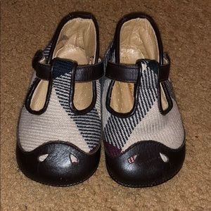 Burberry infant Mary Jane with(leather soles)